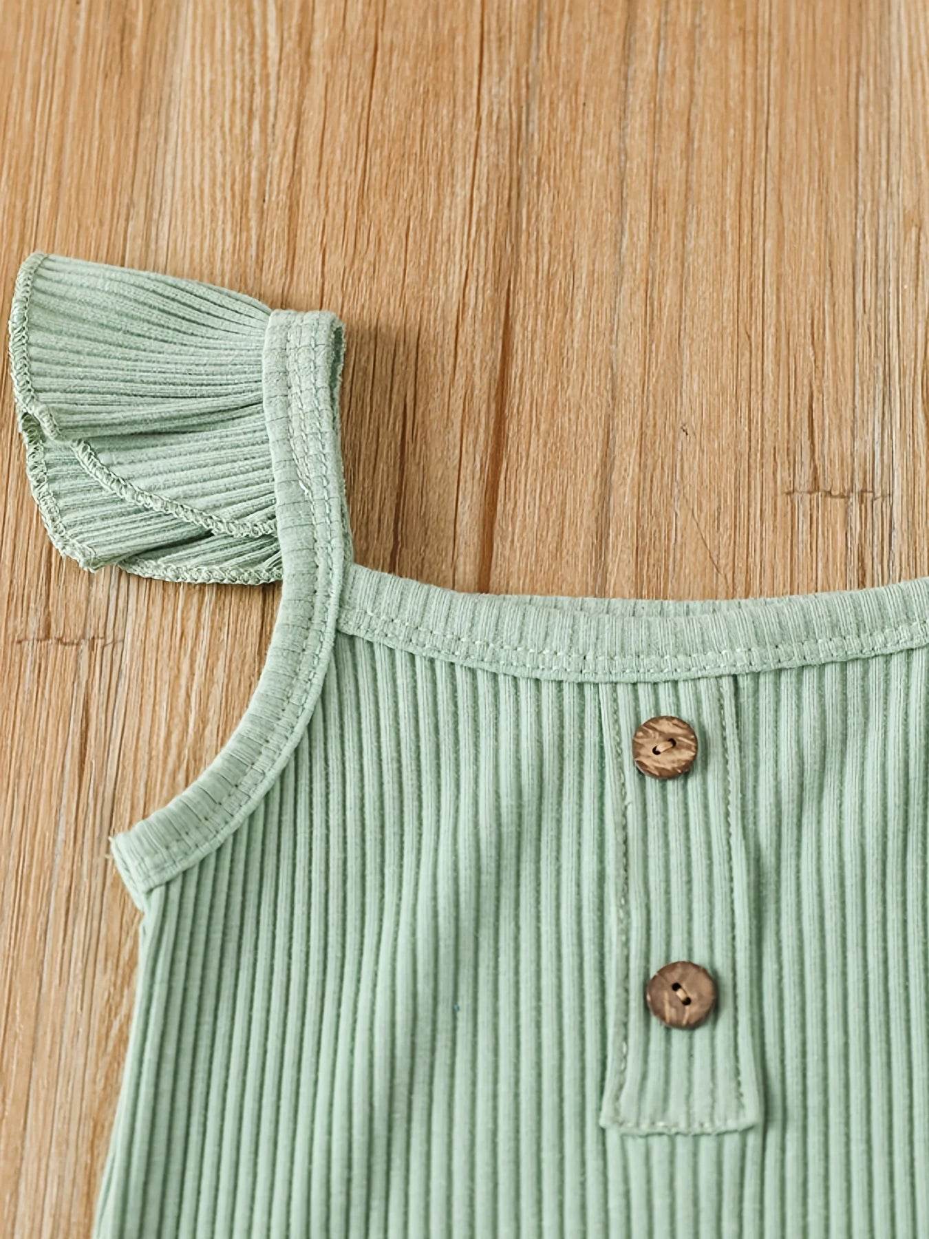 Summer Newborn Baby Girl Clothes Set - Bodysuit, Shorts & Headband - Boys & Bows