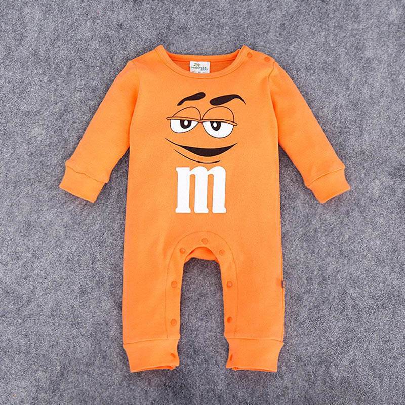 Adorable M&M Longsleeve Jumpsuit - Cute Baby Outfit for Everyday Fun - Boys & Bows